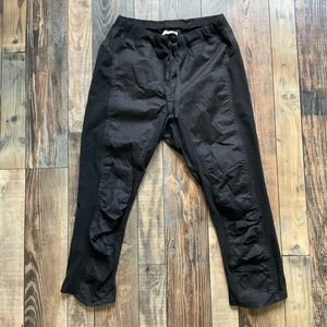 Hem & Thread Black jogger activewear pants style 14212